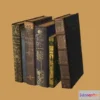 1529790 - PBR Game 3D Models - Old Books set 3D Max