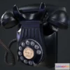 1529794 - PBR Game 3D Models - Old Dial Telephone 3D Max
