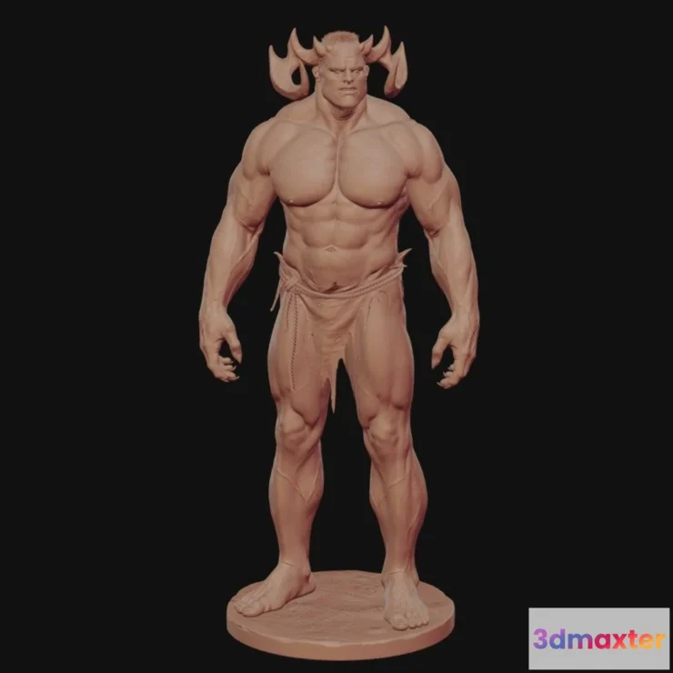 1529824 - PBR Game 3D Models - Orc Body Tushar 3D Max