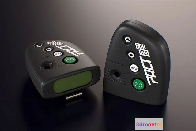 1529834 - PBR Game 3D Models - PACT Shot Timer 3D Max