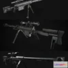 1529866 - PBR Game 3D Models - PGM Hecate Sniper Rifle 3D Max