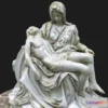 1529872 - PBR Game 3D Models - Pieta Michelangelo Philippines 3D Max