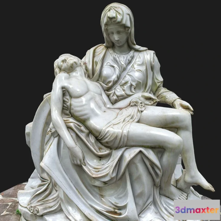 1529872 - PBR Game 3D Models - Pieta Michelangelo Philippines 3D Max
