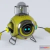 1529896 - PBR Game 3D Models - Planting Robot Sci-Fi Fantasy Character 3D Max