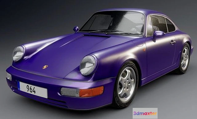 1529930 - PBR Game 3D Models - Porsche 911 (964) 3D Max
