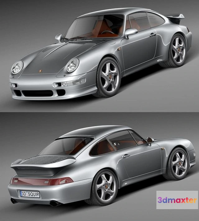1529934 - PBR Game 3D Models - Porsche 911 993 Turbo 3D Max