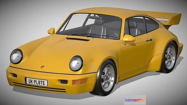 1529936 - PBR Game 3D Models - Porsche 911 Carrera RS 964 3D Max