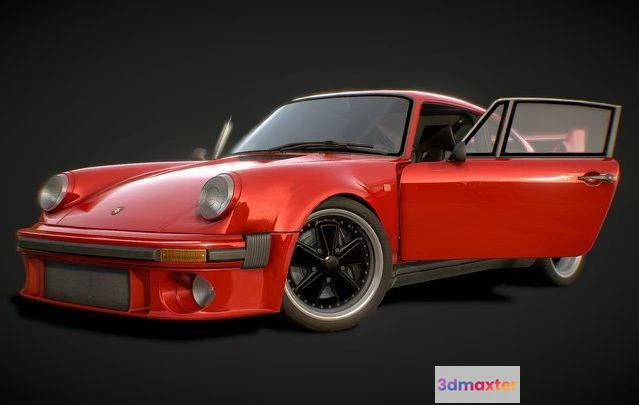 1529938 - PBR Game 3D Models - Porsche 930 Turbo 3D Max