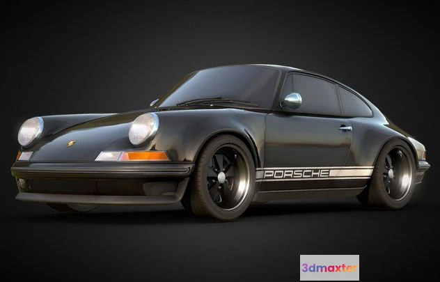 1529940 - PBR Game 3D Models - Porsche Singer 911 Turbo 3D Max