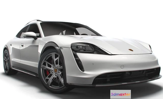 1529942 - PBR Game 3D Models - Porsche Taycan 4 Cross Turismo 2022 3D Max