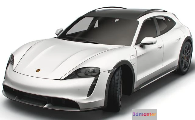 1529944 - PBR Game 3D Models - Porsche Taycan Turbo Cross Turismo 2022 3D Max