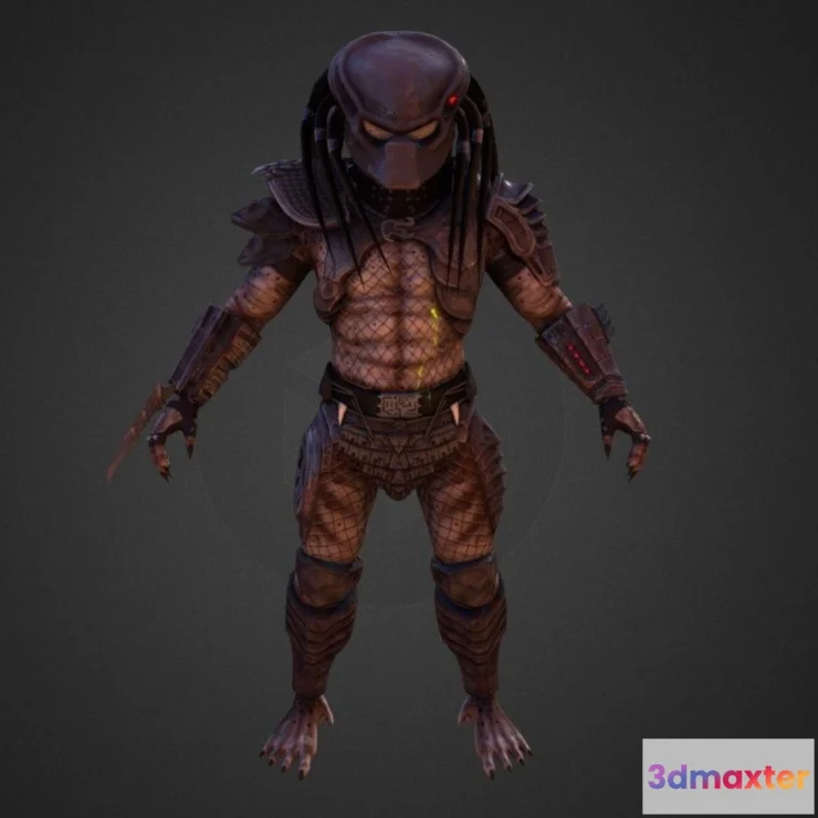 1529960 - PBR Game 3D Models - Predator Low Poly 3D Max