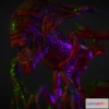 1530028 - PBR Game 3D Models - Realistic Xenomorph Queen Rig 3D Max