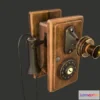 1530052 - PBR Game 3D Models - Retro phone - Nelphone 3D Max