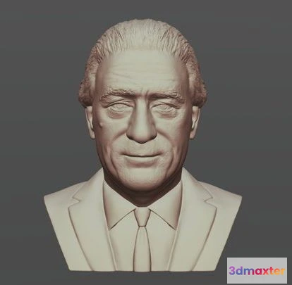 1530060 - PBR Game 3D Models - Robert De Niro Bust For 3D Printing 3D Max