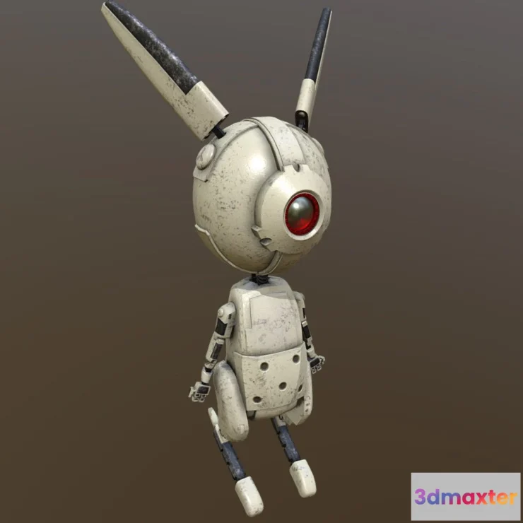 1530062 - PBR Game 3D Models - Robo Bunny Pat 161 3D Max