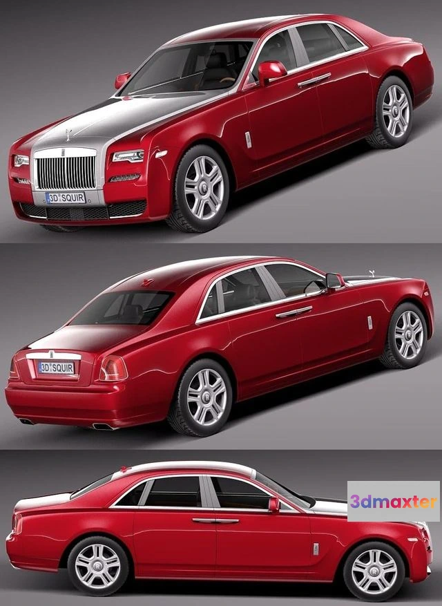 1530068 - PBR Game 3D Models - Rolls-Royce Ghost Series II 2015 3D Max