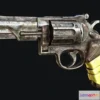 1530078 - PBR Game 3D Models - Rusty Revolver 3D Max