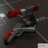 1530108 - PBR Game 3D Models - Sci Fi Gun Pistol 3D Max