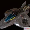 1530114 - PBR Game 3D Models - Sci Fi Shooter Spaceship 3D Max