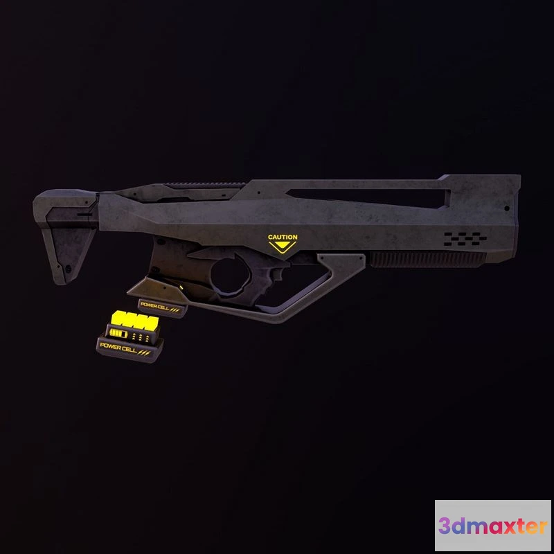 1530118 - PBR Game 3D Models - Sci Fi Weapons Eagle 3D Max