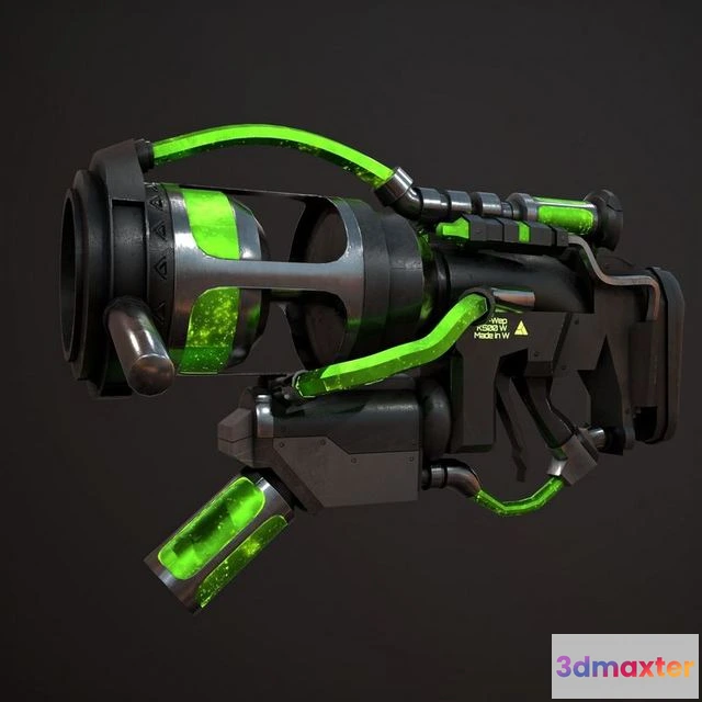 1530124 - PBR Game 3D Models - Sci-Fi Biological Weapon 3D Max