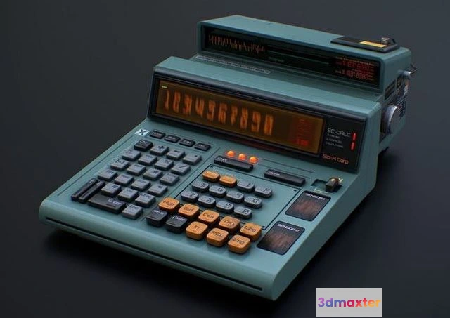 1530128 - PBR Game 3D Models - Sci-Fi Calculator 3D Max