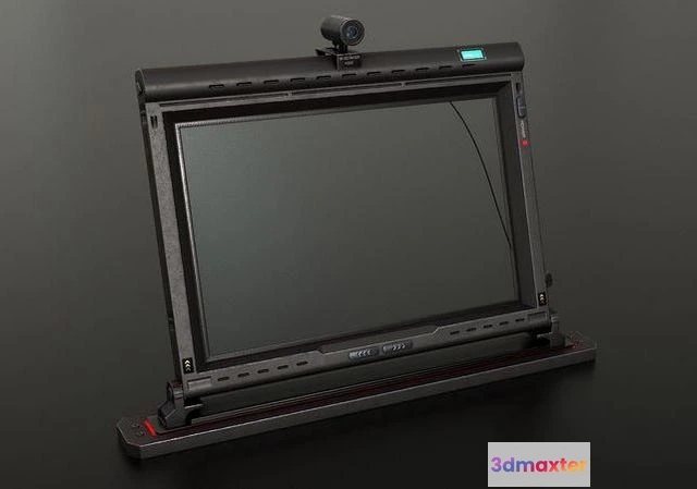 1530148 - PBR Game 3D Models - Sci-Fi Display Monitor Screen with Cam 3D Max