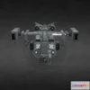 1530152 - PBR Game 3D Models - Scifi Dropship 3D Max