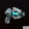 1530166 - PBR Game 3D Models - Sci-Fi Gun - Ice 3D Max