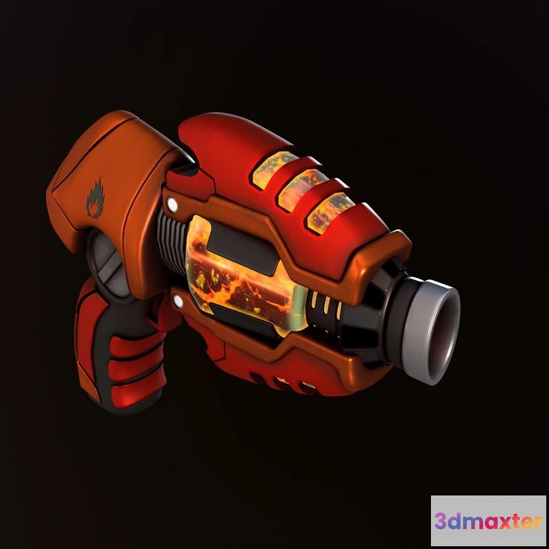 1530168 - PBR Game 3D Models - Sci-Fi Gun (2) 3D Max