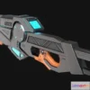 1530170 - PBR Game 3D Models - Sci-fi Gun 3D Max
