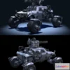 1530178 - PBR Game 3D Models - Sci-Fi Military Buggy 3D Max