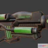 1530180 - PBR Game 3D Models - Sci-Fi Poison Gun 3D Max