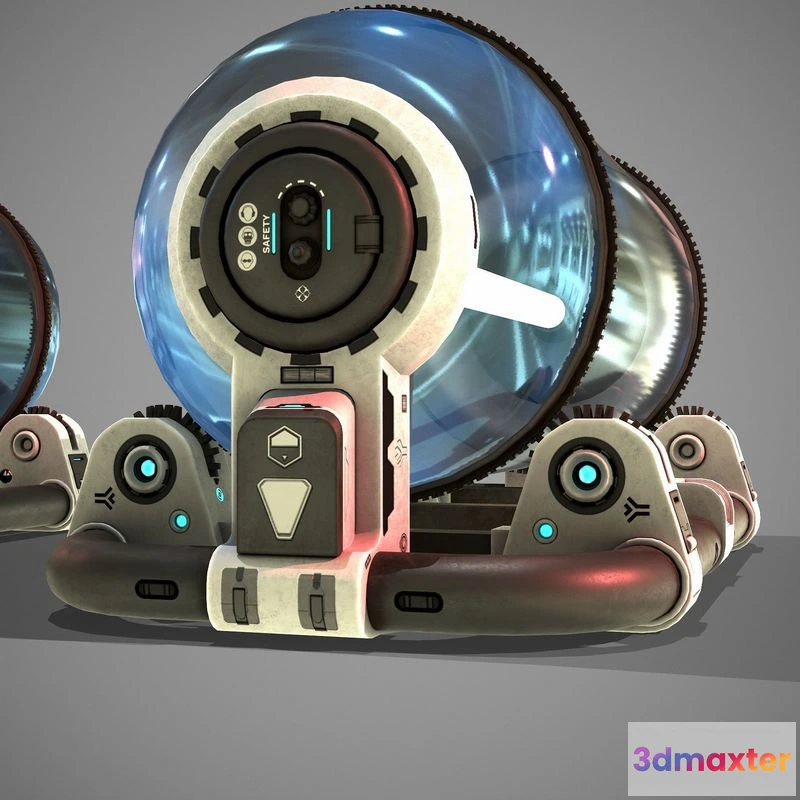 1530190 - PBR Game 3D Models - Sci-fi Tube 1 3D Max