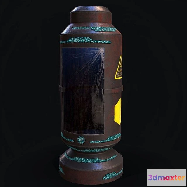 1530192 - PBR Game 3D Models - Sci-Fi Tube 3D Max