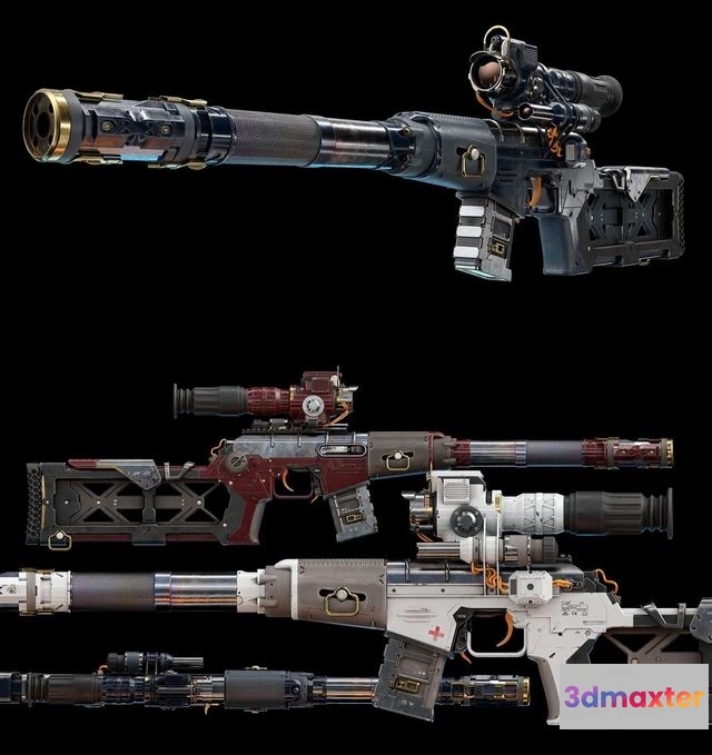 1530196 - PBR Game 3D Models - Sci-fi VSS 3D Max