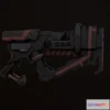 1530198 - PBR Game 3D Models - Sci-Fi Weapon - Cyber gun 3D Max