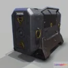 1530206 - PBR Game 3D Models - Sci-Fi Weapons Crate 3D Max