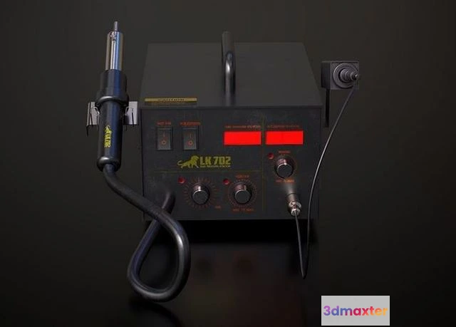 1530250 - PBR Game 3D Models - SMD REWORK STATION SOLDERING STATION 3D Max