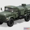 1530264 - PBR Game 3D Models - Soviet Army Fuel Tanker Truck 3D Max
