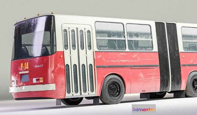 1530266 - PBR Game 3D Models - Soviet Bus Ikarus 3D Max