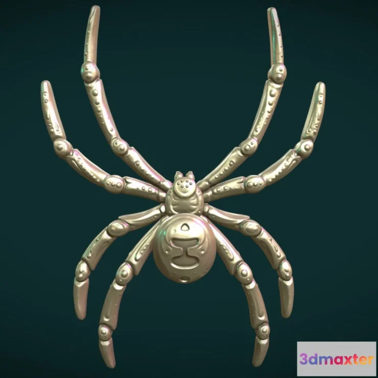 1530276 - PBR Game 3D Models - Spider 3D Max