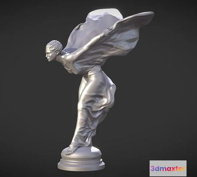 1530278 - PBR Game 3D Models - Spirit Of Ecstasy 3D Max
