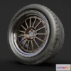 1530300 - PBR Game 3D Models - SSR Professor TF1 & Semi Slick Tire 3D Max