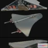 1530338 - PBR Game 3D Models - Stingray Battle Drone 3D Max