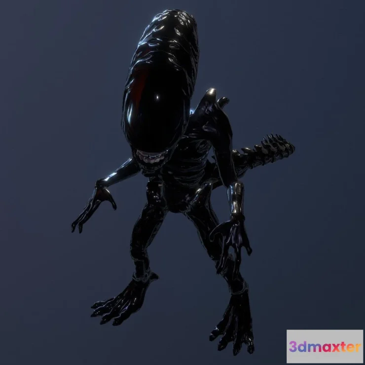 1530346 - PBR Game 3D Models - Stylized Alien 3D Max