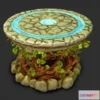 1530350 - PBR Game 3D Models - Stylized Druid Stone Table 3D Max