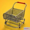 1530360 - PBR Game 3D Models - Stylized Shopping Cart 3D Max