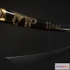 1530378 - PBR Game 3D Models - Samurai Katana 3D Max